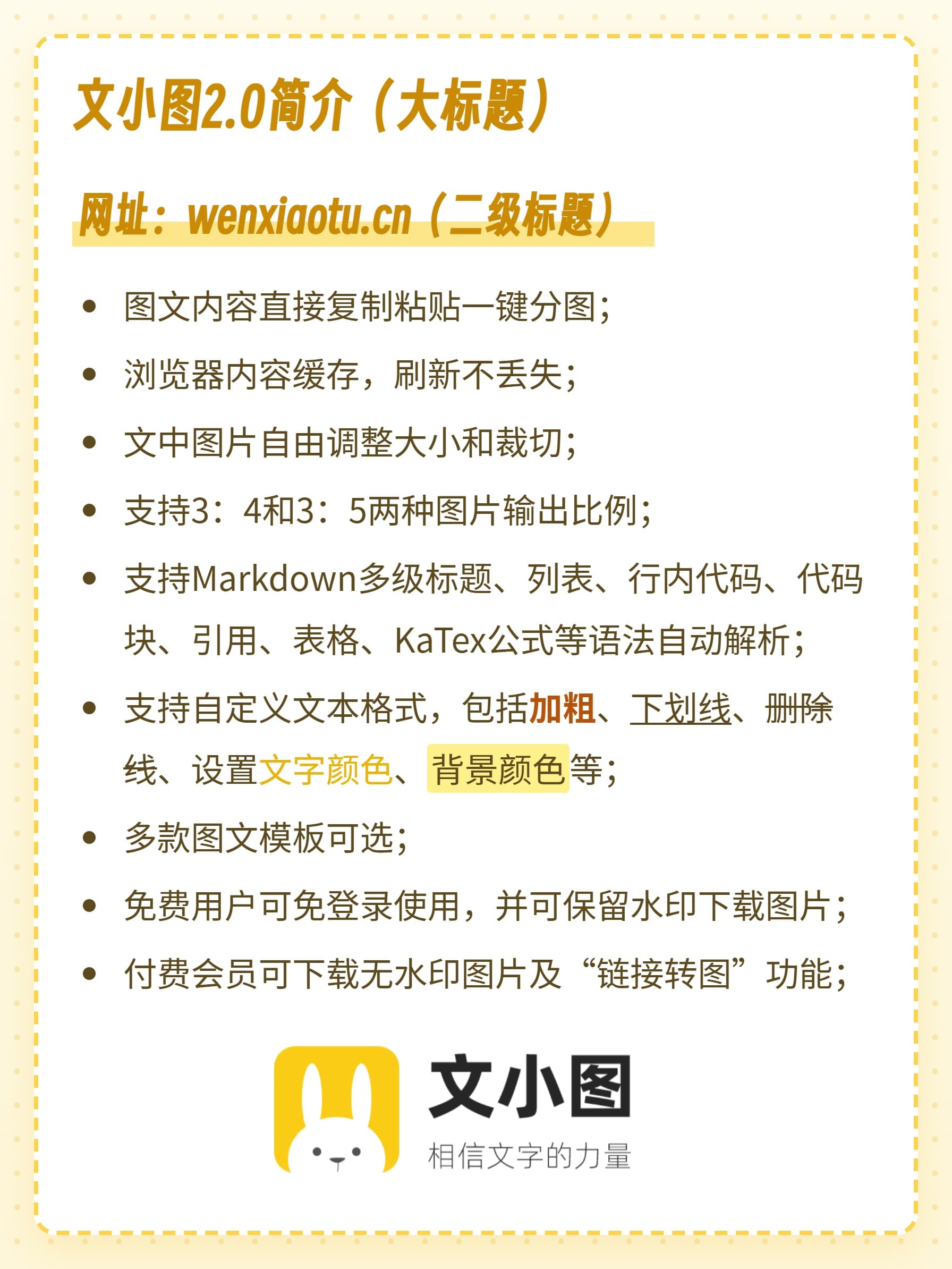 微信贴图号助手文小图生成的纸张模板图文排版效果